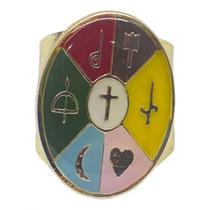 Anel Ajustável Orixá Candombléumbanda Metal-Selecione Modelo