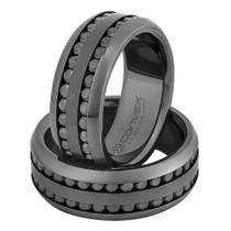 Anel/Aliança Aço Troya Dupla 8mm U.IPO