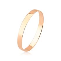 anel aliança aparador 2mm delicado ouro 18K rosé maciço A68 Tamanho:27Cor:Dourado