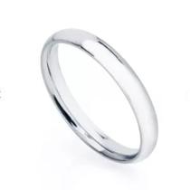 Anel Aliança fina 3mm prata aço inoxidável namoro/compromisso romântico novidade alta qualidade