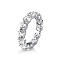 Anel Aparador 4mm Inteiro Moissanite Prata 925 Tamanho:14 Anel Aparador 4mm Inteiro Moissanite Prata 925 Tamanho:14