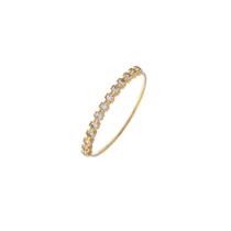 Anel Aparador com Zircônias em Ouro 18 k (ANO-642)