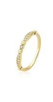 Anel Aparador Cravejado Micro Zircônias Dourado