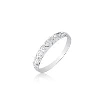 Anel aparador diamantado ouro 10k branco ródio delicado AC19 Tamanho:11Cor:Dourado Anel aparador diamantado ouro 10k branco ródio delicado AC19 Tamanho:11Cor:Dourado