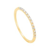 Anel Aparador em Ouro 18K com Diamantes - AU13247