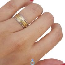 Anel Aparador Liso 1mm Em Prata Legitima 925 Feminino Kit Com 2 Anel Aparador Liso 1mm Em Prata Legitima 925 Feminino Kit Com 2