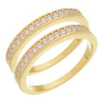 Anel Aparador Par De Ouro Banhado 18k Oferta Limitada - 2 Unidad