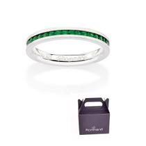 Anel Aparador Prata 925 Zircônia Rommanel 810289/90/91/92