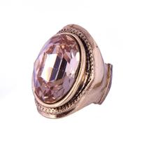 Anel Armem RR Bijoux pedra oval rose