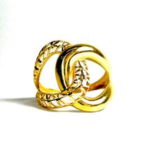 Anel Auroras, joia de ouro 18k