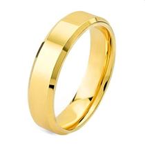 Anel Avulso Banhado Aliança Casamento Chanfrada 4mm Anatômica Envio Rápido Anel Avulso Banhado Aliança Casamento Chanfrada 4mm Anatômica Envio Rápido