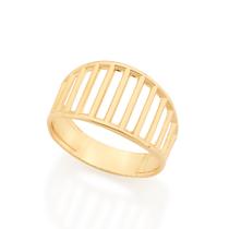 Anel banhado a ouro 512270 Rommanel Anel banhado a ouro 512270 Rommanel