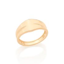 Anel banhado ouro 3x 24k 18k e 22k masculino rommanel losango 512638 Anel banhado ouro 3x 24k 18k e 22k masculino rommanel losango 512638