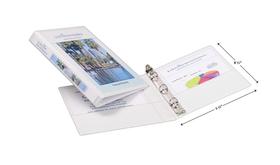 Anel Binder Avery Mini Durable View 3 anéis redondos de 1,27 cm
