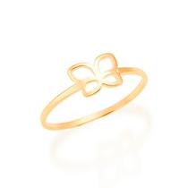 Anel borboleta banahdo a ouro 18k