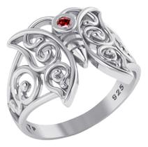 Anel Borboleta Celta Pura Prata 925 Granada - Exclusivo