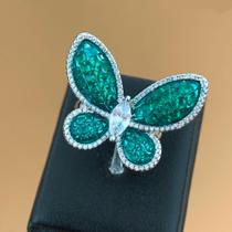 Anel Borboleta Cravação Invisible