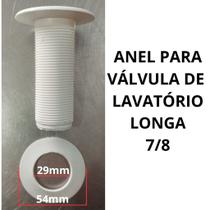 Anel Borracha de Vedação Branca para Válvula de Pia e Lavatório LONGA 7/8 CURTA 7/8 TANQUE 1.1/4 Anel Borracha de Vedação Branca para Válvula de Pia e Lavatório LONGA 7/8 CURTA 7/8 TANQUE 1.1/4