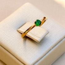Anel Catia Gold - Zircônia Verde Anel Catia Gold - Zircônia Verde
