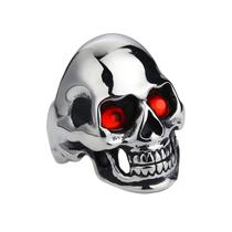 Anel Caveira Motoqueiro Moto Harley Rock Gotico