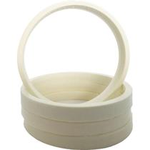 Anel Centralizador de Roda 73.00mm Branco 4pc