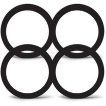 Anel Centralizador de Roda 73.00mm Preto 4pc Anel Centralizador de Roda 73.00mm Preto 4pc