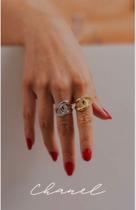 Anel chance Petit: Com banho a Ouro18K