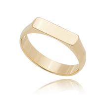 Anel Chapinha Feminino Banhado a Ouro 18k (10 camadas)