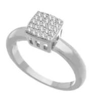 Anel chuveirinho de prata