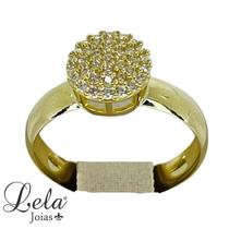 Anel chuveirinho redondo 0,9mm ouro 10k