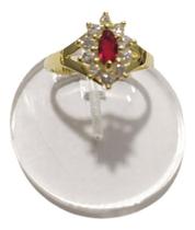 Anel Chuveiro Pedra Zirconia Formatura Vermelho Azul Verde