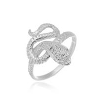 Anel Cobra Prata 925 Kl