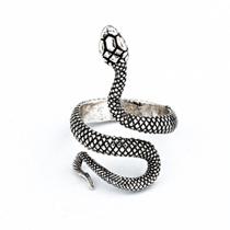 Anel Cobra Snake Serpente Punk Rock - Ajustável