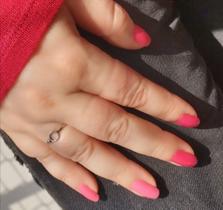 Anel com círculo vazado e 1 ponto de luz