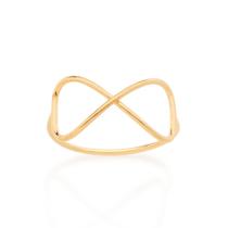 Anel Com Infinito Vazado 512564 Rommanel Tamanho:24Cor:Dourado Anel Com Infinito Vazado 512564 Rommanel Tamanho:24Cor:Dourado