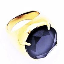 Anel Com Pedra Lapidação Brilhante Banho De Ouro 18k 377 Anel Com Pedra Lapidação Brilhante Banho De Ouro 18k 377
