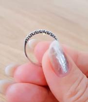 Anel com Pedras 9 Pedras de Brilantes em Ouro Branco 18k 750