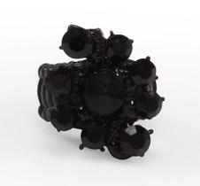 Anel Com Strass Preto Anel Com Strass Preto