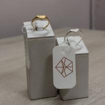 Anel coração base com zirconia cristal tam 17 (ouro) Anel coração base com zirconia cristal tam 17 (ouro)