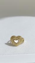 Anel Coração Duo Vazado Feminino Victória Herrera Anel Coração Duo Vazado Feminino Victória Herrera