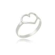 Anel Coração Em Prata 925 Feminino Reforçado Anel Coração Em Prata 925 Feminino Reforçado