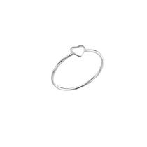 Anel Coração Fino em Prata 925 Anel Coração Fino em Prata 925