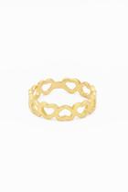 Anel Corações Ouro 18k - 3.49 Anel Corações Ouro 18k - 3.49