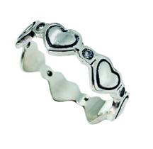 Anel Corações Unidos - Cod 757