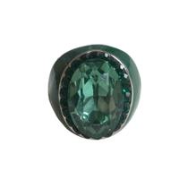 Anel Cristal Verde Resina Armém Rr Bijoux Anel Cristal Verde Resina Armém Rr Bijoux
