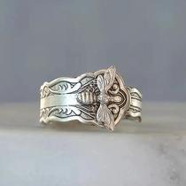 Anel de Abelha Vintage Feminino - Elegante Anel de Metal para Uso Diário e Festa Anel de Abelha Vintage Feminino - Elegante Anel de Metal para Uso Diário e Festa