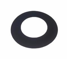 Anel de acabamento preto para laje ou parede para dutos de 115 mm de diâmetro Anel de acabamento preto para laje ou parede para dutos de 115 mm de diâmetro