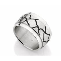Anel de aço inoxidável masculino rommanel laser 210101 Anel de aço inoxidável masculino rommanel laser 210101