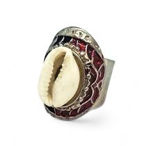 Anel de Búzio Ajustável Proteção e Ajuda Espiritual em Metal Anel de Búzio Ajustável Proteção e Ajuda Espiritual em Metal