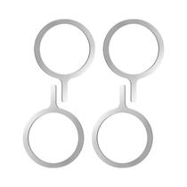 Anel De Carregamento Sem Fio Magnético Para iPhone 15, Adesivo Metálico Autoadesivo Para Capa Da